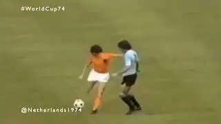Van Hanegem-Cruyff heartbeat of totalfootball #WorldCup74