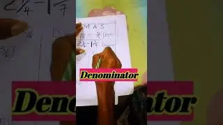 How to Solve Numerator and Denominator fractions using BODMAS Rule