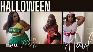 Thick Girl's Epic Halloween Costume Haul - What Will She Try On?!