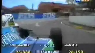 Schumacher onboard Adelaide 1994