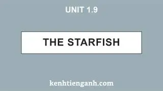 [Unit 1.9] The Starfish - 4000 Essential English Words