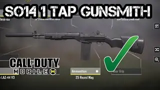 Best no recoil New SO-14 1 tap gunsmith & Gameplay in COD Mobile | Call of Duty Mobile