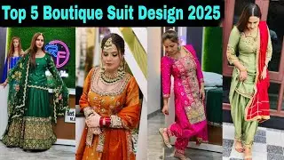 Beautiful Top Five Handmade Boutique Suit Design By Reet Fashion Salina 