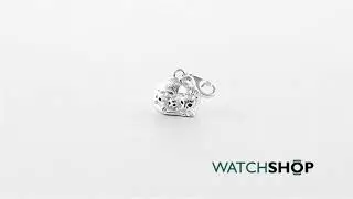 Thomas Sabo Jewellery Ladies' Sterling Silver Charm Club Cats Charm (1335-041-11)