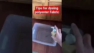 HACKS FOR DYEING POLYESTER FABRICS 😱🤌🏾✨ #shorts