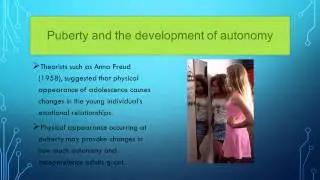 Autonomy in Adolescence