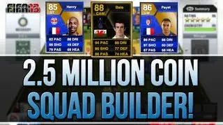 FIFA 13 Ultimate Team - 2.5 Million Coin Squad Builder with TIF BALE & TOTS HENRY!