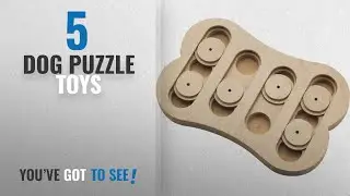 Top 5 Dog Puzzle Toys [2018 Best Sellers]: Spot Ethical Pet Interactive Seek-A-Treat Shuffle Bone