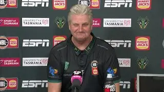 Scott Roth press conference vs Illawarra Hawks - Round 15, NBL25