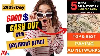 #Blogging  List Of Top And Best Ad Networks  That Pay Everyday