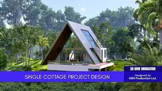 ECO friendly Luxury cottage 3D interior design & animation | KBN Production Ltd