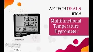 🌡️ Themisto HTC-2 Hygrometer &ndash; Monitor Temperature & Humidity Like a Pro!