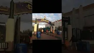 Walking from our hotel Moxy Paris Val d&rsquo;Europe to Disneyland Paris #disney #disneylandparis