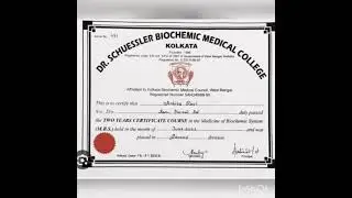 Biochemic Medicine course in West Bengal
