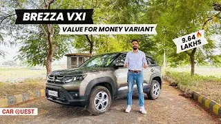 2023 Maruti Suzuki Brezza VXi Detailed Walkaround | Car Quest