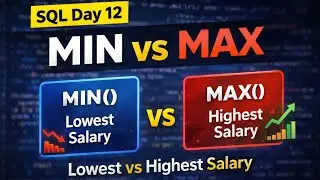 MIN vs MAX in SQL | Interview Questions Explained | Day 12