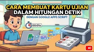 Cara Membuat Kartu Ujian Dalam Hitungan Detik dengan Aplikasi Google Appscript. Kartu Ujian Semester