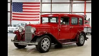 1931 Plymouth 4 Door Red