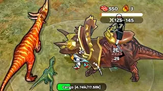 Dino Universe 3D Game in MAX LEVEL |  Unlocked 1 - 23 Levels | Level Up Dinosaur