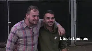 Utopia - Jens vertrekt uit Utopia.