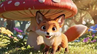 Minecraft Baby Fox Hid Under a Giant Mushroom | Kids Songs & Nursery Rhymes
