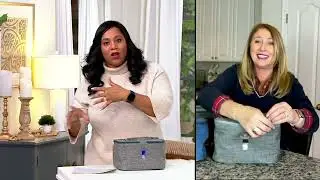 SecureBrite Portable UV-C Light Sanitizer Bag on QVC