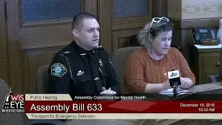WisEye Morning Minute: Emergency Detention Transport Bill