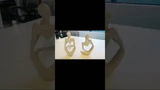 Office Decor Sculptures European Style Resin Thinker Statue Home Decor Showpiece #shorts