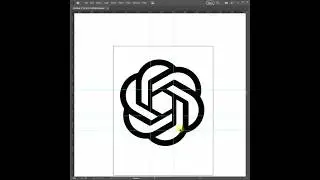 Creating ChatGPT Logo from Scratch | Adobe Illustrator #shorts