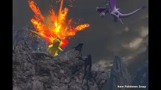 New Pok&eacute;mon Snap: Typhlosion vs Aerodactyl