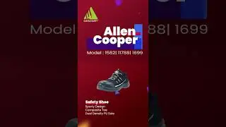 Stay safe and stylish with Allen Cooper safety shoes | Sarvam safety  #safetyshoes #ppe #stylish