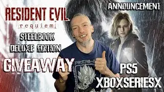 RESIDENT EVIL REQUIEM DELUXE STEELBOOK GIVEAWAY! 🔥 PS5 & XBOX SERIES X