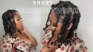 DIY Short Passion Twist Tutorial | $25 Amazon Passion Twist Hair Review