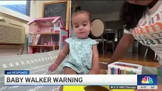 The DANGERS of baby walkers | NBC 5 Responds