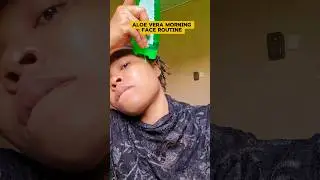 How I Use aloe vera gel on my Face #aloeveragel #skincareroutine #shortsviral