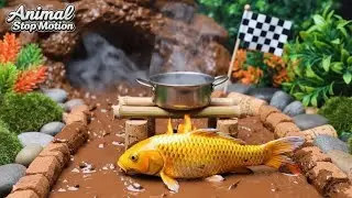 Fish Color Game Stop Motion | Fun Animal Stop Motion Fish