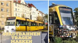 Stadtbahnen tragen Masken #1 | Stadtbahn Stuttgart