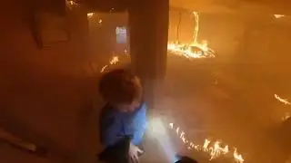 Child Rescue From Burning House