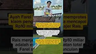 Ayah Farel Prayoga protes soal penghasilan Rp10 Miliar