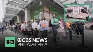 2025 Hello Kitty Cafe Truck tour stops in Philadelphia at the Fashion District