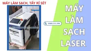 Hoàn thành lắp đặt và bàn giao máy làm sạch laser || máy làm sạch tẩy rỉ sét kim loại. Máy tẩy rỉ