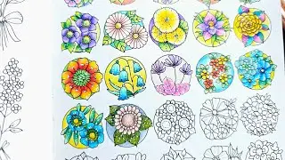 Let's color with Crayolas in Johanna Basford's book Small Victories Part 17
