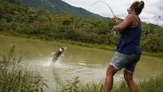 Pescaria saiu do controle  com tanto de peixe #pesca 