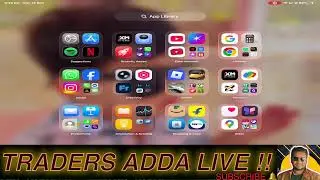 TRADERS ADDA LIVE MARKET ANALYSIS !!