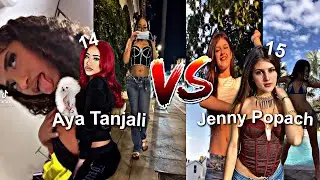 Aya Tanjali Vs Jenny Popach ( BATTLE OF THE TEENS ON TIK TOK MUST WATCH)