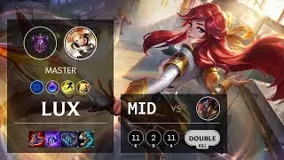Lux Mid vs Twisted Fate - EUW Master Patch 10.11