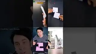 4 different types of paper crafts #shortsviral