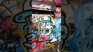 Step By Step POV Graffiti Character Painting  Process 🗿🖌️ &bull; #graffiti #spraypaint #painting #diy