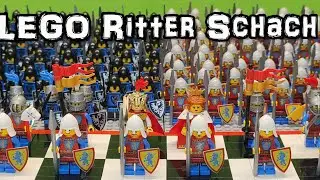 LEGO Ritter Schach 🔥⚔️L&ouml;wenritter gegen🔥⚔️ Falkenritter!