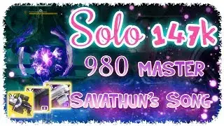 Solo Master 980 Nightfall Ordeal 100k+ Savathun's Song Destiny 2 ( Season Of Dawn )